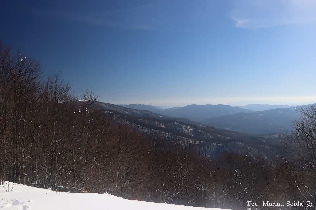 Widok na Bukowiec z Okrąglika
