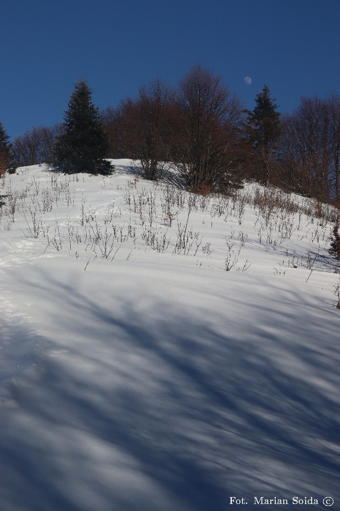 Końcówka podejścia pod Fereczatą