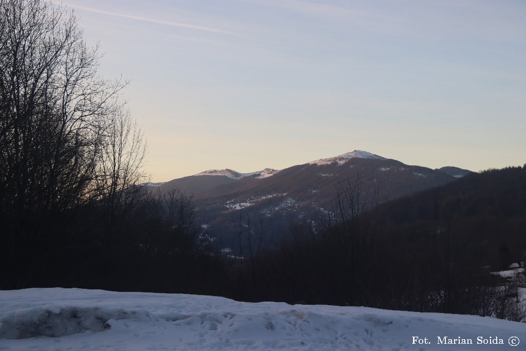 Połonina Wetlińska z Przełęczy Wyżniańskiej