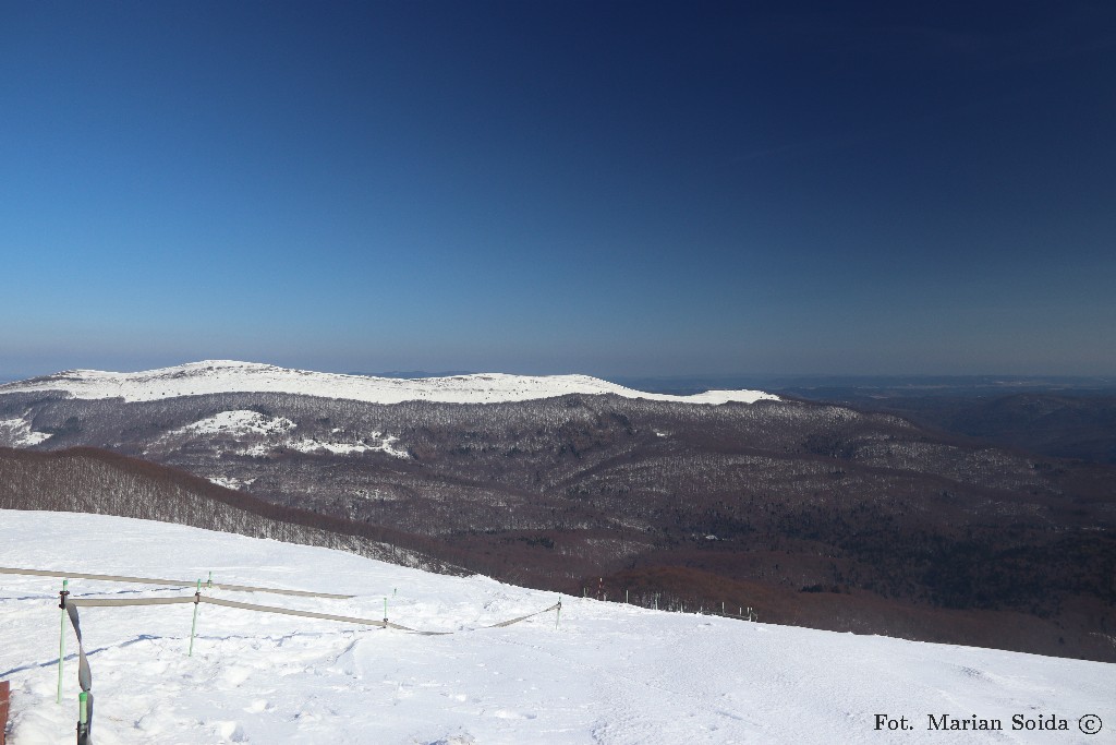 Połonina Wetlińska z Wielkiej Rawki