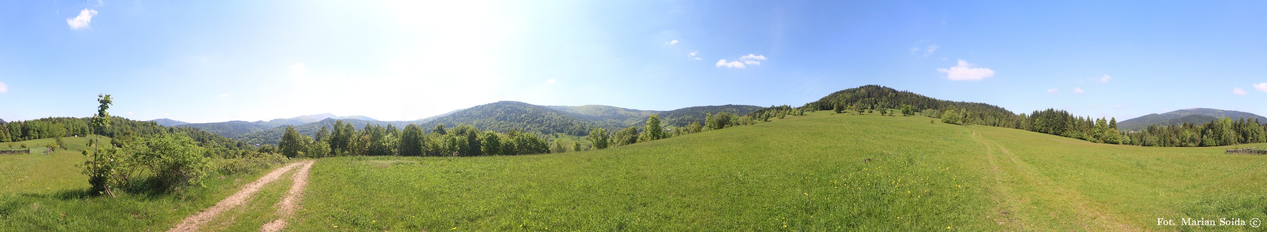 Panorama spod Kiczorki