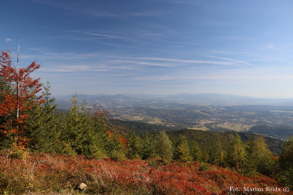 Beskid Wyspowy i Gorce spod Okrąglicy