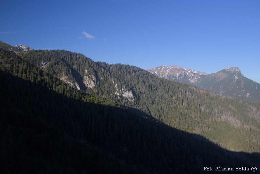 Kasprowy, Czerwone Wierchy, Giewont ze Skupniowego Upłazu