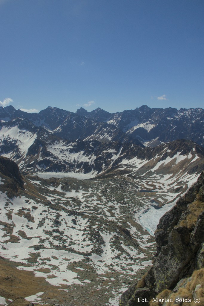 Wysokie Tatry spod Niebieskiej Turni