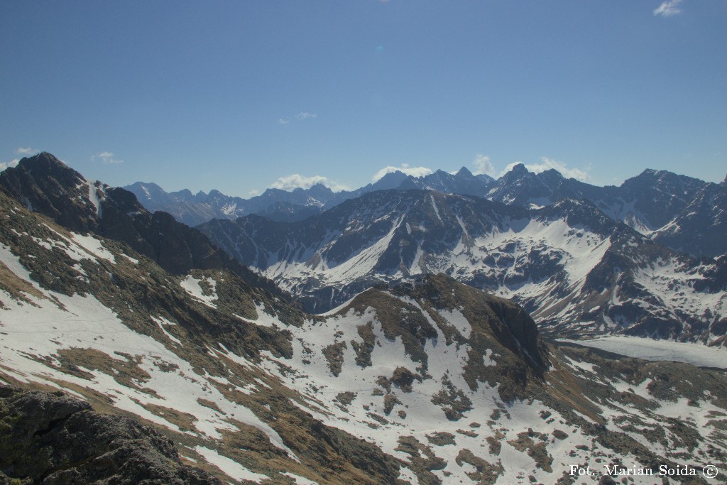 Wysokie Tatry spod Świnicy