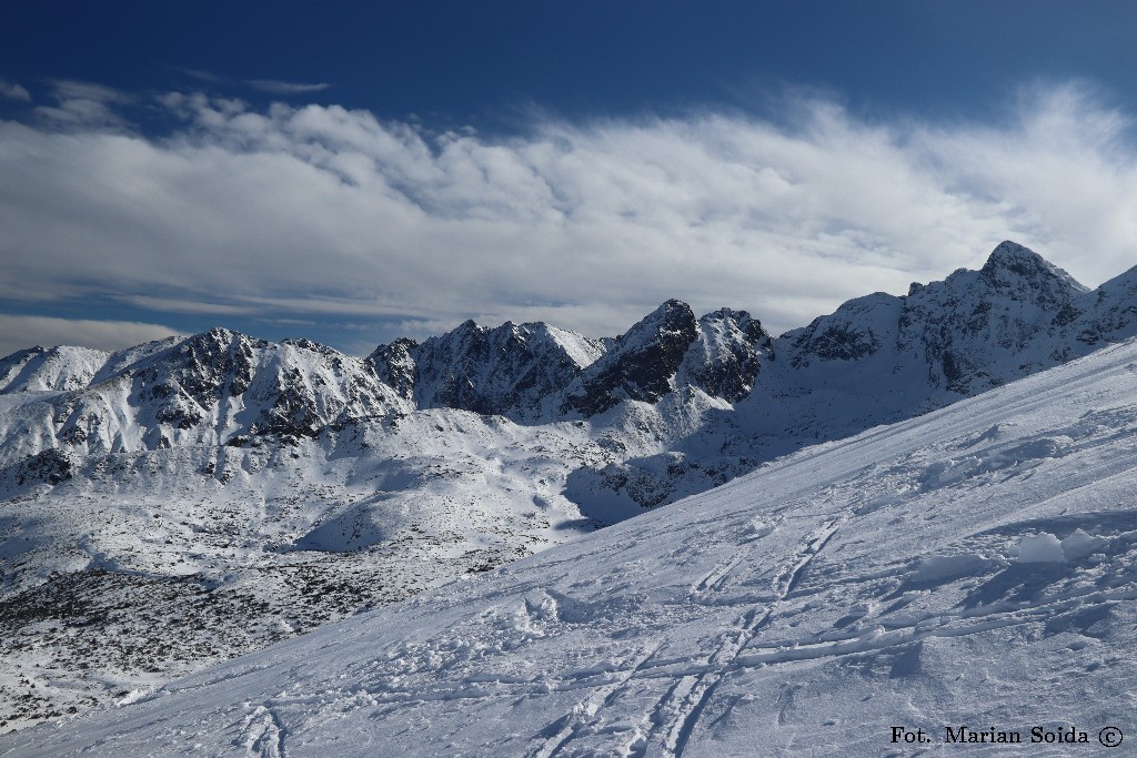 Żółta Turnia, Granaty, Kościelec, Świnica spod szczytu