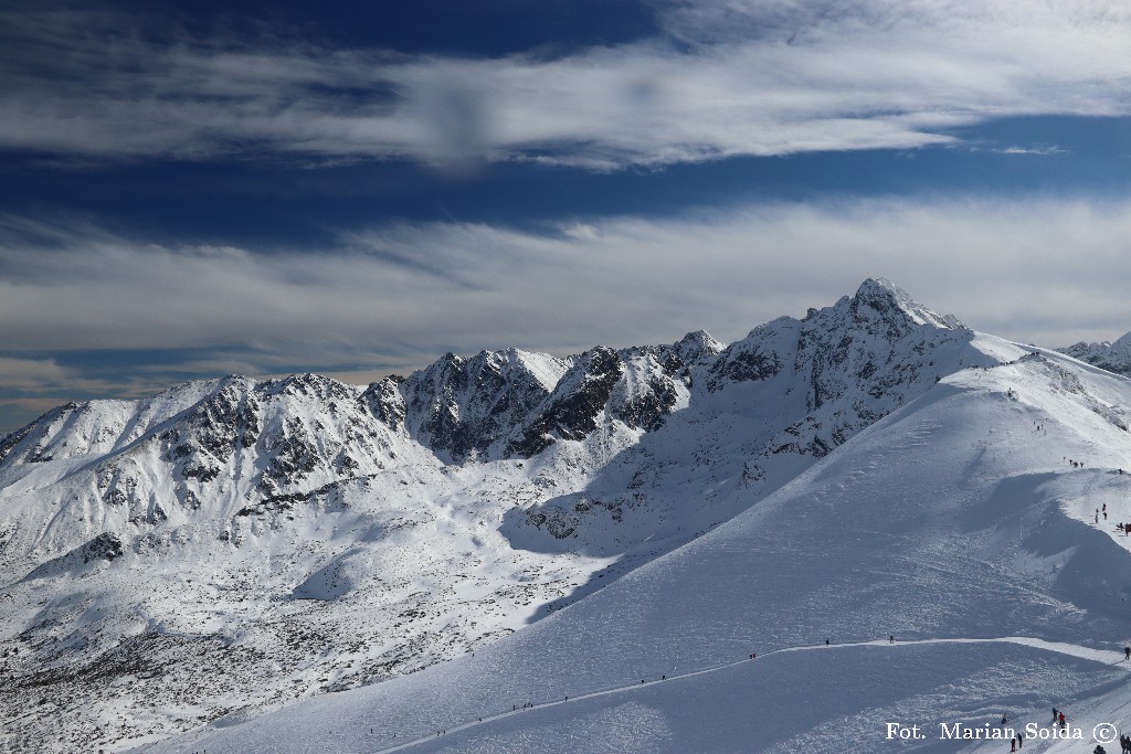 W widoku ze szczytu Kozi Wierch zastąpił Kościelec