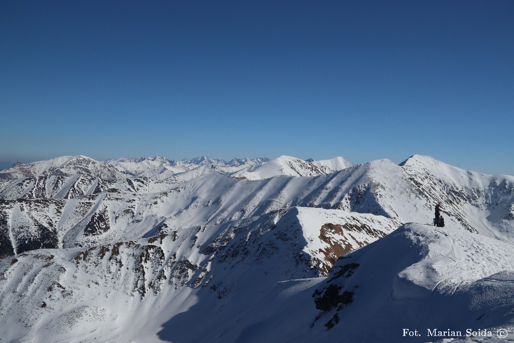 Widok z Wołowca na wschód