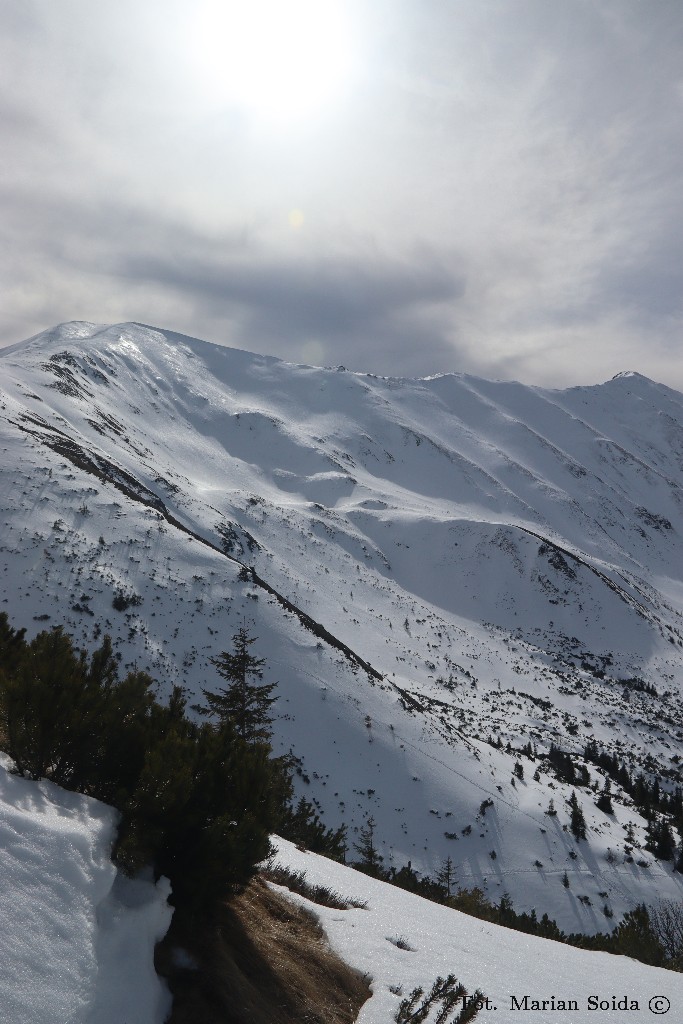 Kończysty Wierch, Jarząbczy Wierch spod Trzydniowiańskiego Wierchu