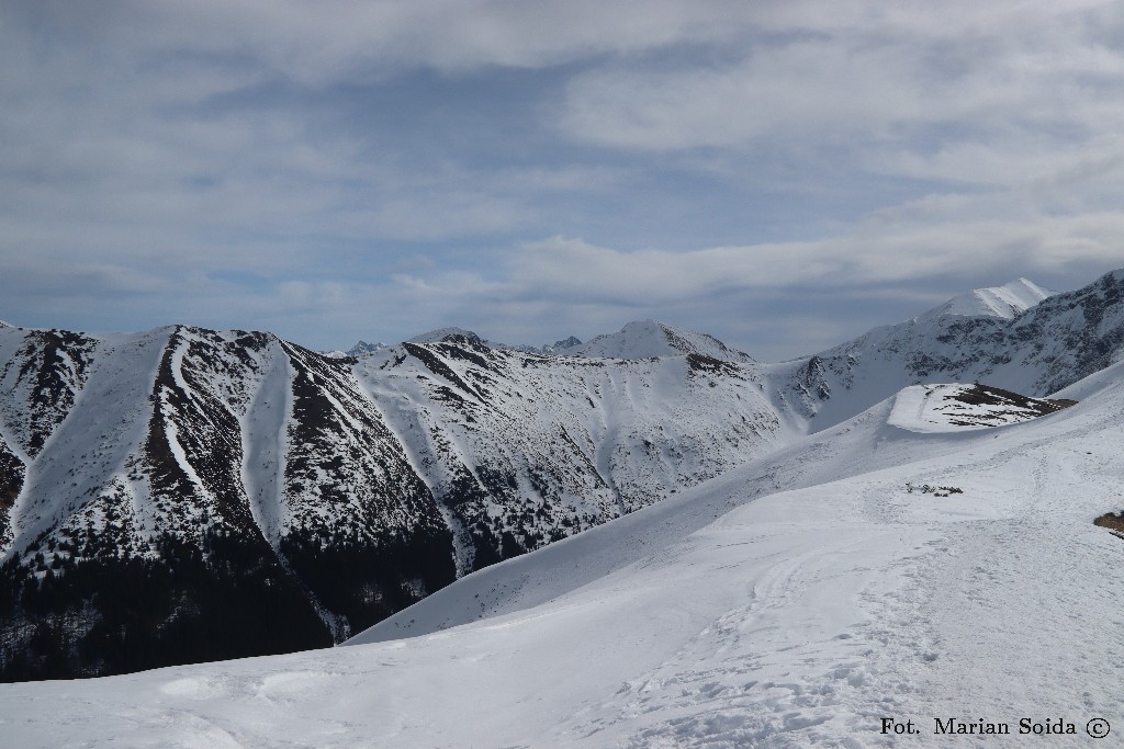 Ornak, Kamienista, Bystra z Trzydniowiańskiego Wierchu