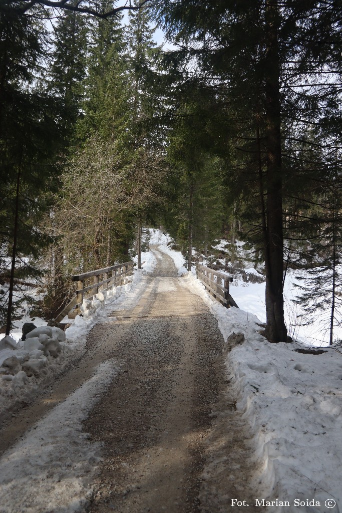 Pierwszy mostek w Dolinie Suchej Wody