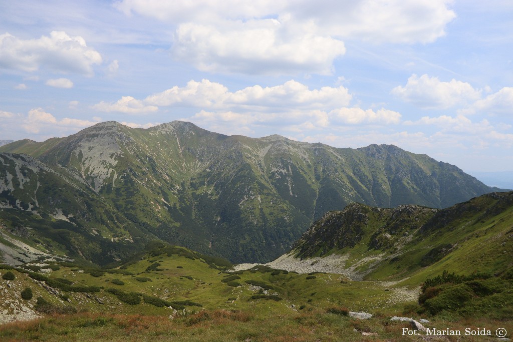 Jarząbczy Wierch, Raczkowa Czuba, Grań Otargańców z Żarskiej Przełęczy
